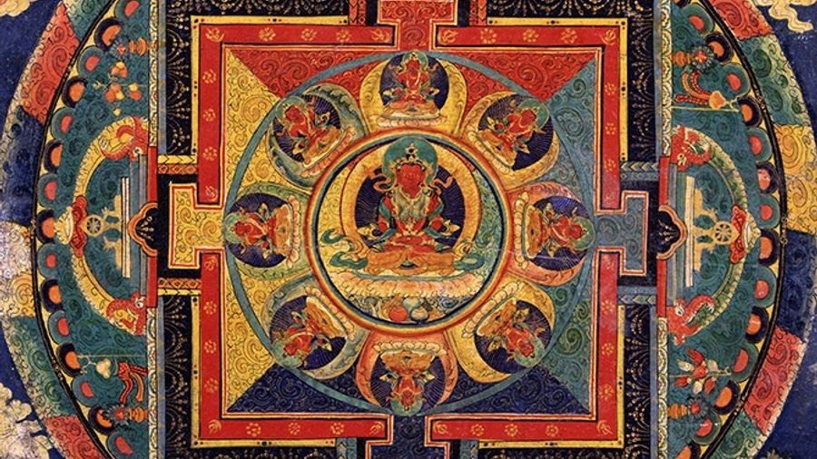 La parola Mandala deriva dalla lingua indiana sanscrita (मण्डल) e significa “cerchio”. Non esiste al mondo un altro disegno simbolico così universale come il Mandala; compare in ogni cultura e in tempi diversi, dal Tibet lamaistico, all’induismo tantrico, al buddhismo Vajrayana tibetano, agli Indiani Navaho e del Sud-Ovest America.